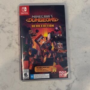 Nintendo Minecraft Dungeons: Hero Edition - Red and Black